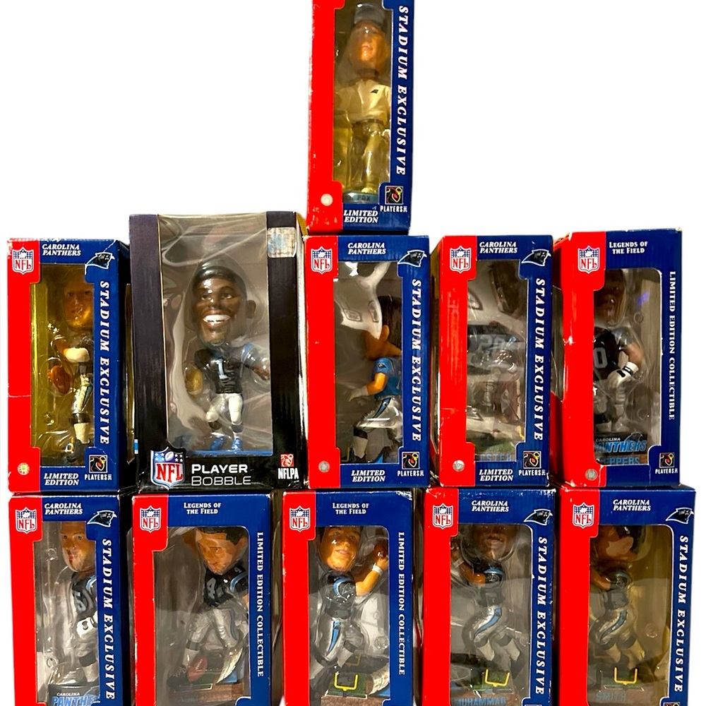 Carolina Panthers (11) Bobbleheads